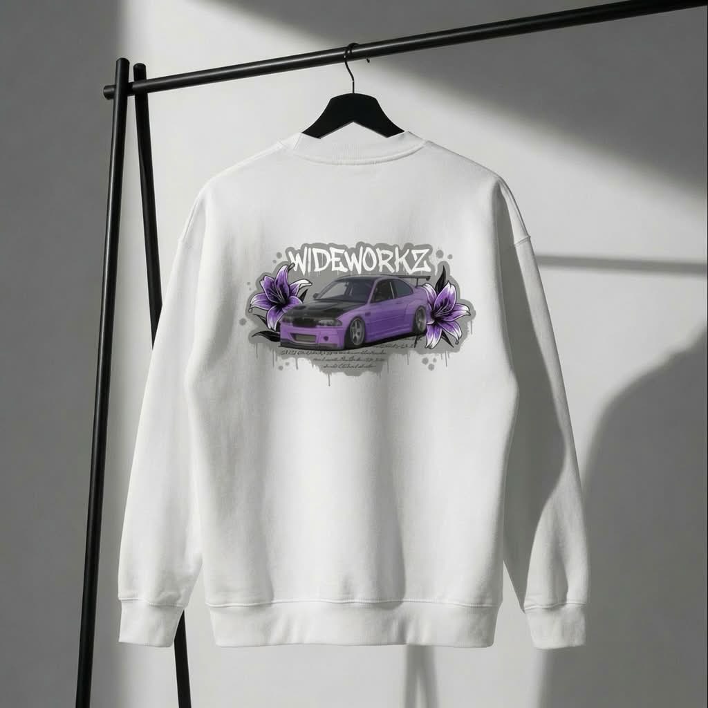 "Purple Lily E46" Sweater