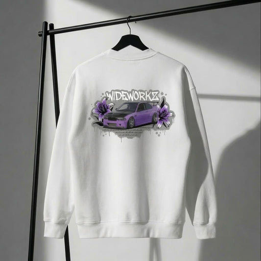 "Purple Lily E46" Sweater
