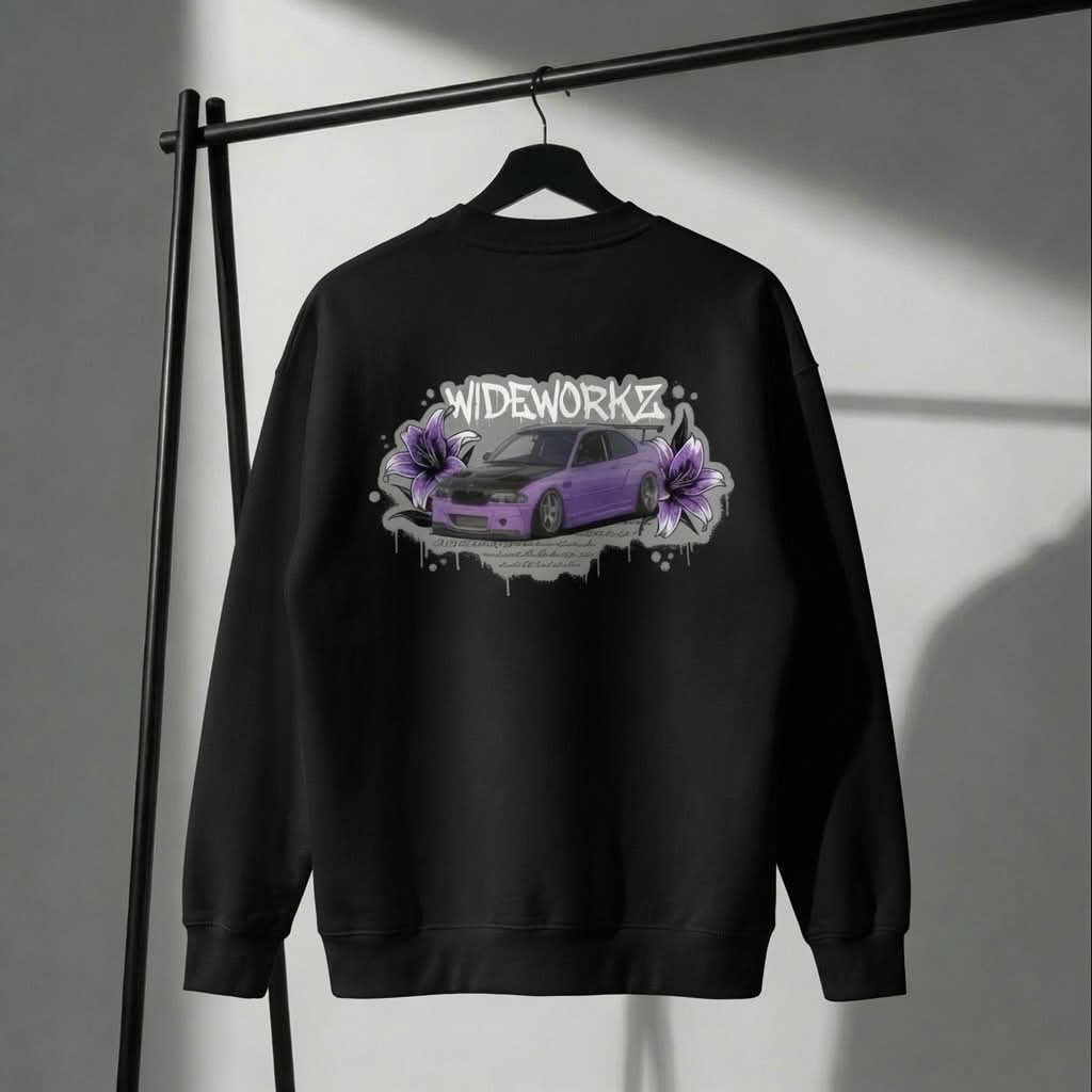 "Purple Lily E46" Sweater