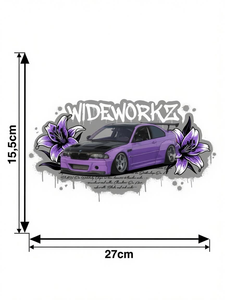 "Purple Lily E46" Sweater