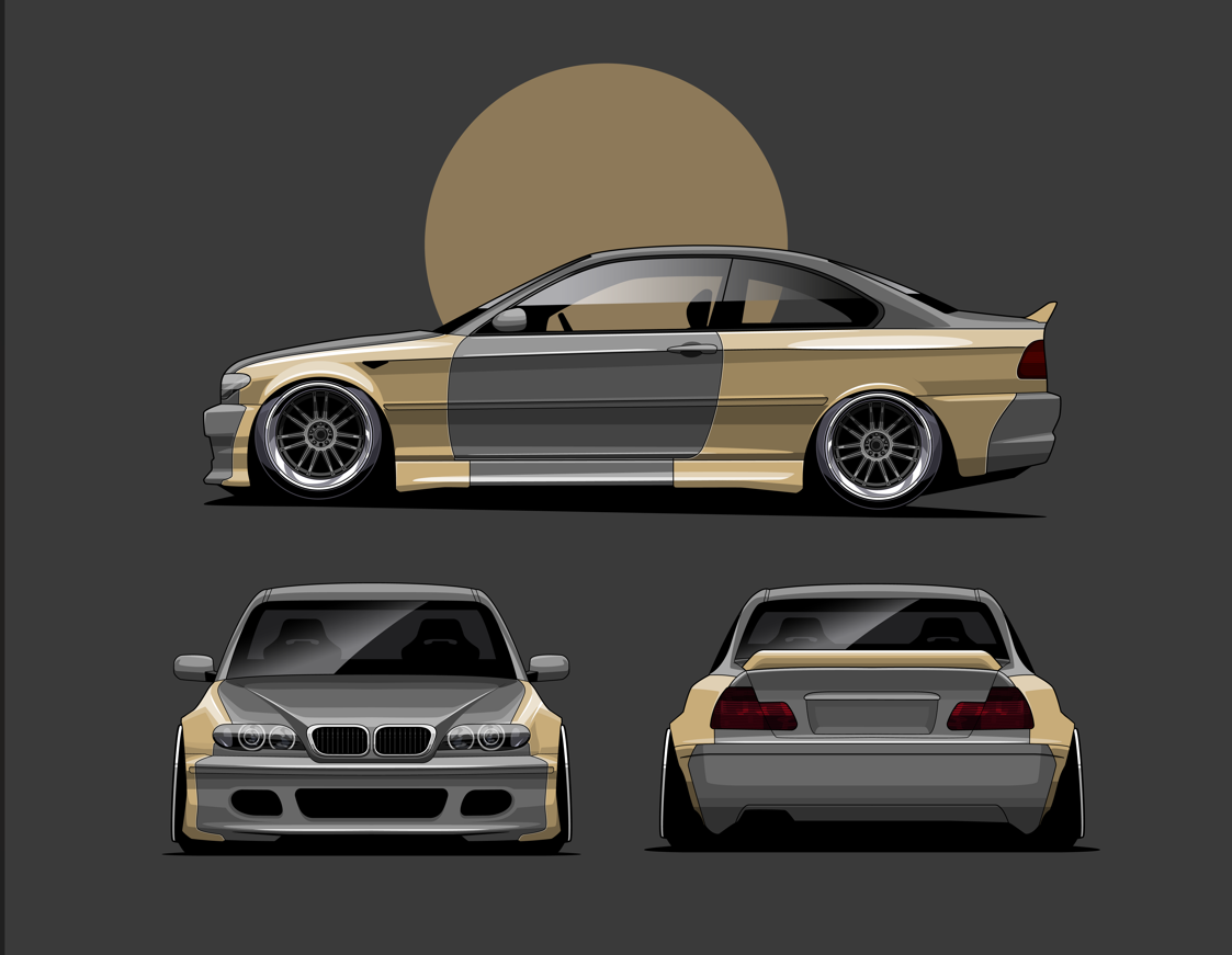 Fitmentlab BMW E46 Widebody Kit (mit TÜV!)