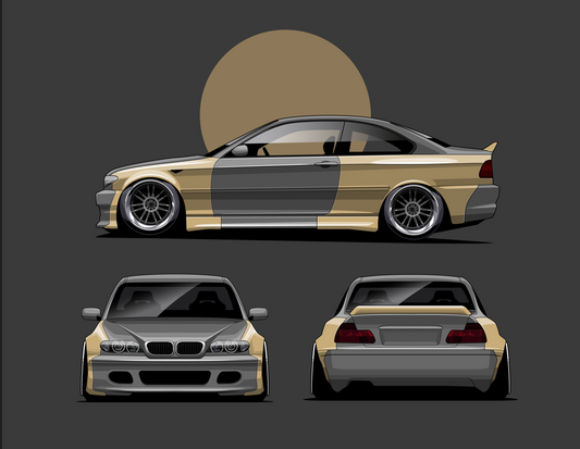Fitmentlab BMW E46 Widebody Kit (mit TÜV!)