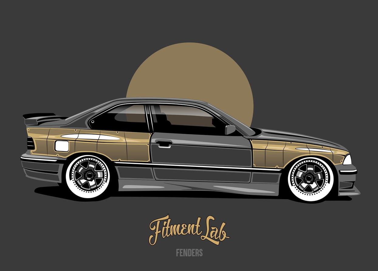Fitmentlab BMW E36 Widebody Kit (Mit TÜV!)